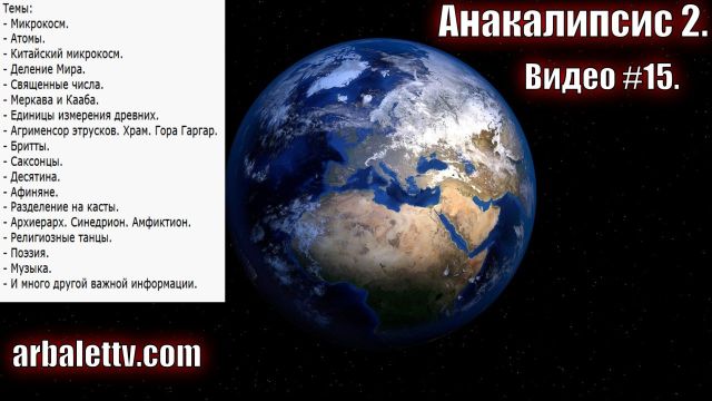 Микрокосм. Деление мира. Меркава и Кааба. Священные числа - Видео #15 - Рубрика "Анакалипсис 2".